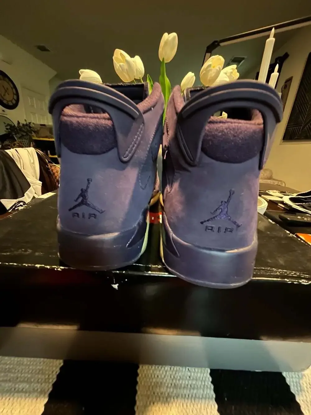 Air Jordan 6 Retro GG 'Purple Dynasty' Basketball Shoes 7.5 youth